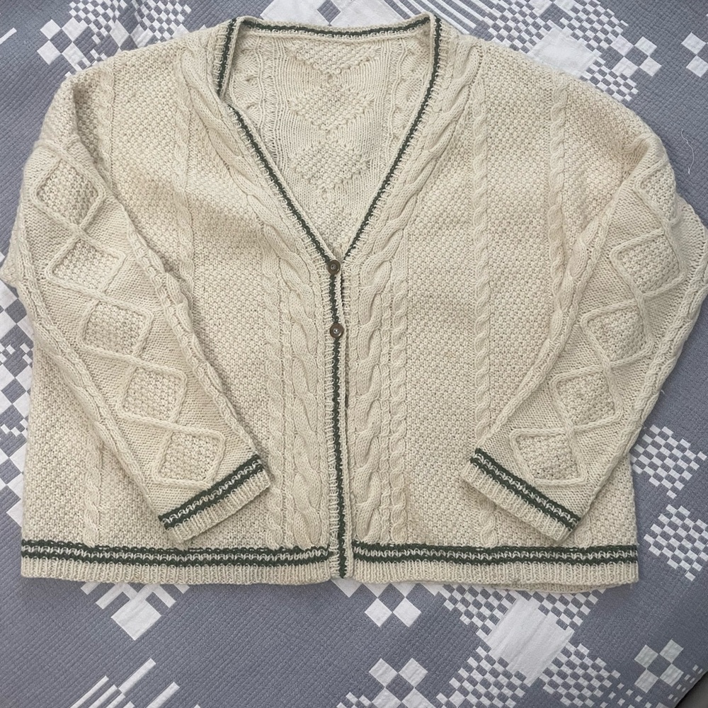 Folklore Cardifan Handknit by Me. Taylor Swift